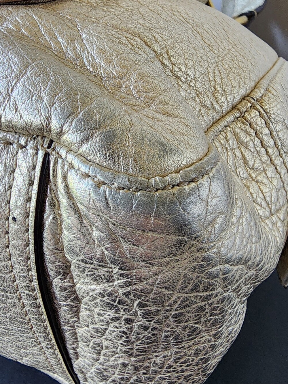 Coach Courtney Soho Dome Satchel, EUC, Metallic, 2008, F13137, $598 MSRP - Picture 7 of 10